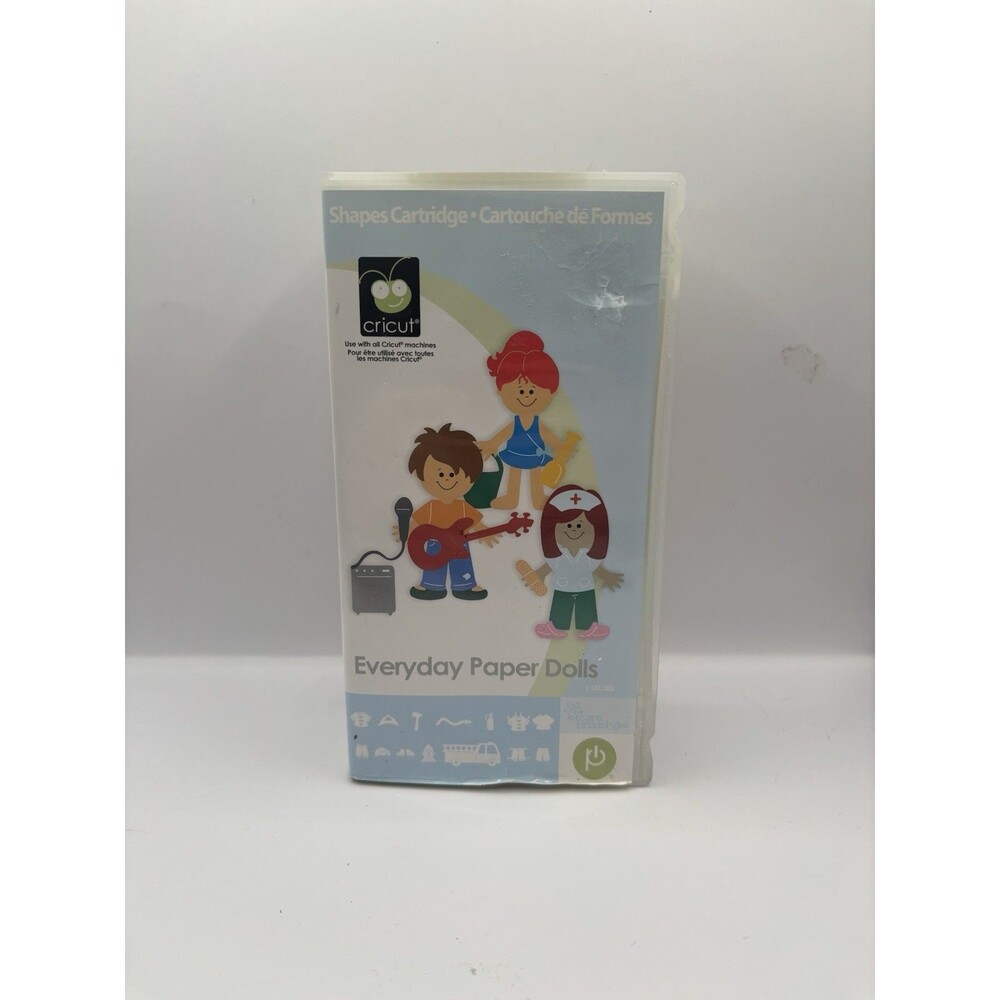 Cricut Everyday Paper Dolls Shapes Cartridge (Untested).